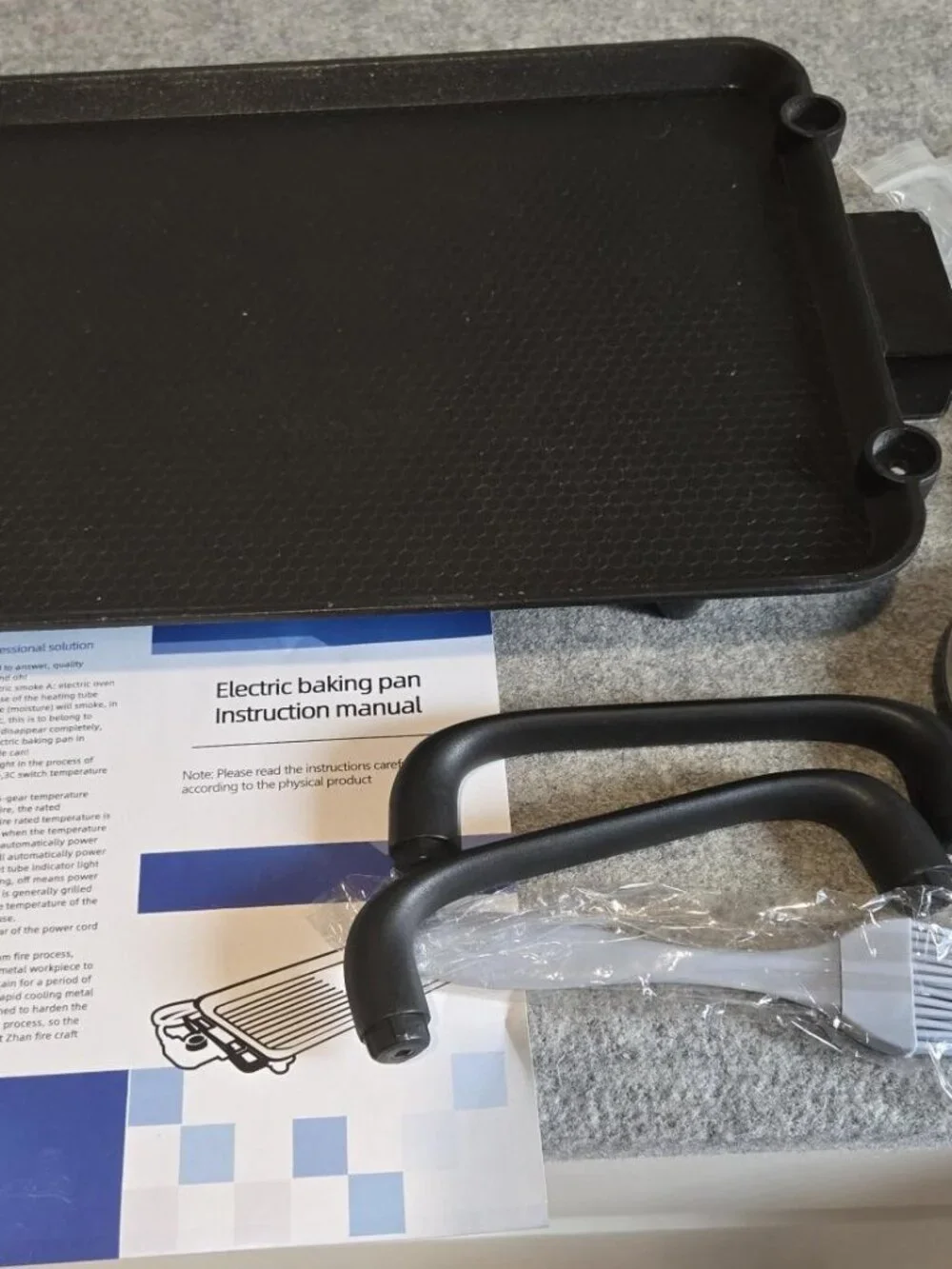 Probable Electric Tabletop Griddle 5 Heat Settings 110V-1400W.